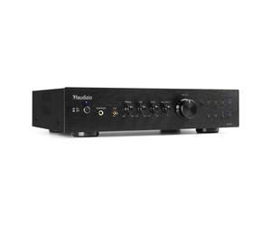 Audizio AD420B Amplificateur Hi-FI Bluetooth - Noir, 400 Watts, 8 Ohms, 4 Sorties Enceintes, 1 Sortie Sub, Lecteur MP3, Égaliseur de Son, Idéal pour Vos Films et Écouter Votre Musique