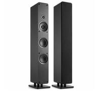 Audizio ARCO - Pack Hi-Fi Stéréo 320W Noir - Enceintes Colonnes Active + Passive pour Salon, TV et Streaming BT