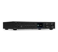 Audizio Bolzano Récepteur Audio Internet Tout en Un - Noir, Amplificateur 100 Watts, Lecteur MP3 et CD, Écran 3,2 Pouces, Un Récepteur Audio Idéal en complément d'un Système Hi-FI