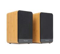 Audizio BS10 Enceintes Bibliothèque BT Actives 80W Bambou