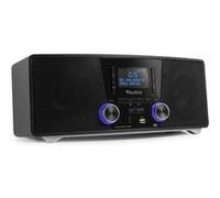 Audizio Cannes Radio dab plus et FM, Bluetooth, Lecteur CD, Radio réveil, Port USB, Haut-parleurs intégrés, Télécommande Noir