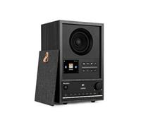 Audizio Canzo Radio Internet WiFi avec Dab/FM et Bluetooth - Gris, Radio au Design Rétro, Panneau Amovible, Écran LCD, Réveil, Télécommande Incluse, Idéale comme Radio de Bibliothèque