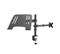 Audizio CMA10L - Support Écran 13-32 pouces et Ordinateur Portable - Réglable en Hauteur, Inclinable, VESA 75/100
