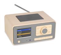 Audizio Dozza Radio Internet WiFi Dab+ FM BT 5.3 40W, Radio Numérique avec Télécommande, Écran Intuitif, Sortie Jack, Design Bambou Élégant Maison