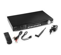 Audizio Ferrera Radio Internet avec Dab+/FM et Lecteur CD - Noir, Lecteur Multimédia WiFi, Radio Réveil, Lecteur CD, Carte SD, Idéale pour Profiter de Vos Meilleurs CD et Stations Radios chez Vous