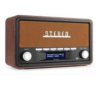 Audizio FOGGIA Radio Dab+ Portable Stéréo 50W - Cuivre, Fonction Réveil, Streaming Bluetooth, Radio FM, Entrée AUX Jack 3,5mm, 20 Stations Préréglées, Idéal pour Écouter la Radio Partout