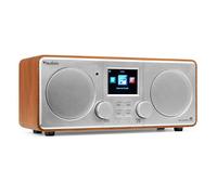 Audizio Foza - Radio Internet WiFi Stéréo, Dab+/FM et BT 5.0 - Aluminium, Radio Réveil, Lecteur MP3 USB, Une Radio Idéale pour Écouter Les Radios du Monde Entier Depuis chez Vous