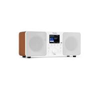 Audizio Genua Radio DAB+ Bluetooth 5.0 - Blanche, Ecran Couleur 2,8 avec Télécommande
