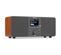 Audizio Radio Genua DAB+ – Bluetooth 5.0, écran couleur 2,8", gris foncé, USB, sortie casque