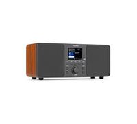 Audizio Genua Radio DAB+ Bluetooth 5.0 - Gris Foncé, Ecran Couleur 2,8 avec Télécommande