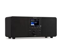 Audizio Genua Radio DAB+ Bluetooth 5.0 - Noire, Écran Couleur 2,8"", Deux Haut-Parleurs, Sortie Casque, Port USB, Télécommande