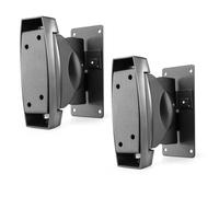 Audizio HTS30 Supports Muraux pour Enceinte Universelle et Réglable Lot de 2 - Noir, Enceinte Universelle, Rotation, Inclinaison, Idéale pour Profiter d'un Son de Qualité chez Vous ou au Travail