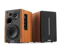 Audizio KS01B Enceintes Biblothèques Hi-FI 120W Bois BT RCA Optique