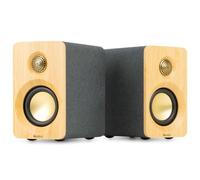Audizio KS16 Enceintes Bibliothèque Actives BT 100W Bambou