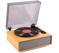 Audizio Laredo - Platine Vinyle Haut de Gamme Hi-Fi BT in/out - Haut-Parleurs Intégrés - Finition Bambou