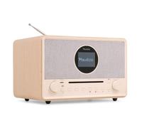 Audizio Lucca Radio Dab+ Internet Wi-FI 60W Bluetooth CD Crème | Écoute Musique Nomade, Connexion Wi-Fi et Bluetooth, Lecture CD, Haut-Parleurs Intégrés, Idéal Maison et Quotidien