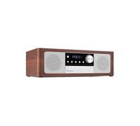 Audizio Lunata - Radio DAB+ Hi-Fi Premium finition Noyer avec Lecteur CD et BT sans fil - Système Audio Simple et Elégant