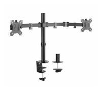Audizio MAD20 Double Bras de Moniteur - Idéal pour Écrans de 13 à 32 Pouces, Bras de Moniteur Facilement Réglable, Parfait pour Le Pivotement ou la Rotation de Vos Écrans, 8kg Max par Écran