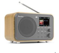 Audizio Milan - Radio DAB+ avec Batterie et Bluetooth - Bambou