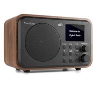 Audizio Radio DAB+/FM portable Milan – Bluetooth, écran 2,4", batterie 2000 mAh, noyer
