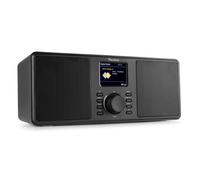 Audizio Monza Radio DAB stéréo avec Bluetooth - Noir, Radio DAB stéréo, Radio FM, Puissance 50W, Sortie casque, Ecran LCD, idéal pou