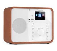 Audizio Nardo Radio Réveil Internet WiFi - Blanc DAB+ & FM Bluetooth Météo 32 000 stations
