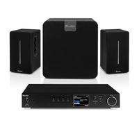 Audizio Pack Hi-FI Stéréo Dab+ WiFi Bluetooth avec Caisson de Basses