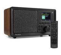 Audizio Padova Radio Dab+ avec Bluetooth - Bois, avec Fonction Réveil, Haut-Parleur Intégré, Lecteur MP3, Stations Pré-Réglables, Idéale pour Écouter Vos Radios Préférées Partout