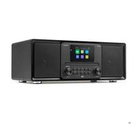 Audizio Palmi - Radio DAB+/FM Tout-en-Un avec Lecteur CD Bluetooth USB Noire Idéal pour Usage Quotidien