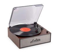 Audizio Reno - Platine vinyle rétro avec enceintes intégrées - Tourne disque LP vintage - Bois