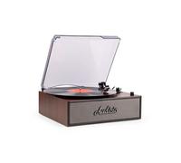 Audizio Reno - Platine vinyle rétro avec enceintes intégrées - Tourne disque LP vintage - Bois