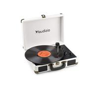 Audizio RP116CR - Platine Vinyle Rétro avec Bluetooth 5.0 IN & OUT, Haut-Parleurs Intégrés - Crème