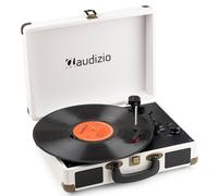 Audizio RP116CR Platine Vinyle Rétro avec Bluetooth in & Out, Haut-Parleurs Intégrés - Crème, Lecture 33/45 & 78 Tours, Idéal pour Écouter Vos Anciens Vinyles Préférés