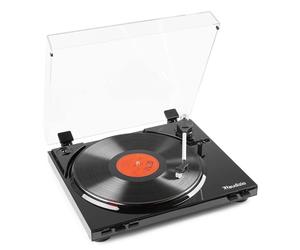 Audizio RP310 Platine Vinyle - Noir, Tourne-Disque avec Retour Automatique, 33 et 45 Tours, Cellule Audio Technica, Sortie HiFi RCA, Idéale pour Écouter Vos Anciens Vinyles