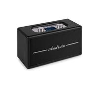 Audizio Tune60 Enceinte Rétro sans Fil 30W Bluetooth, Noire, Radio FM et Dab+, Batterie Optionnelle, Entrée AUX et USB, Fonction Alarme et Minuterie, Design Vintage Élégant