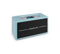 Audizio Radio Tune60 – DAB+/FM Bluetooth, Rétro Vintage, USB/SD, Écran LCD, Réveil, Bleue