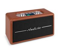 Audizio Tune60 Radio Rétro DAB/DAB+ et FM avec Bluetooth - Marron, Écran LCD, Alimentation Secteur ou Piles