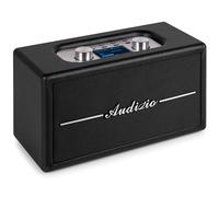 Audizio Tune60 Radio Rétro Dab/Dab+ et FM avec Bluetooth - Noire, Écran LCD, Alimentation Secteur ou Piles, Idéal pour Écouter Vos Radios Préférées dans Votre Cuisine, Salon, Chambre