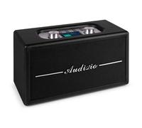 Audizio Tune60 Radio Rétro DAB/DAB+ et FM avec Bluetooth - Noire, Écran LCD, Alimentation Secteur ou Piles