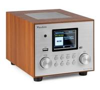 Audizio Vieste Radio DAB+ FM 60 Watts Bluetooth 5.0 - Grise, Subwoofer Intégré Argent G