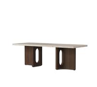 Audo Androgyne Table Basse Chêne Foncé/ Kunis Breccia Sable