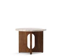 Audo Androgyne Table d'Appoint Ø50 Noyer/Kunis Breccia