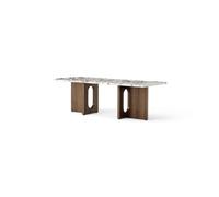 Audo Androgyne Table Noyer/ Calacatta Viola Marbre