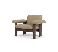 Audo Brasilia Fauteuil Dossier Bas Chêne/Audo Bouclé