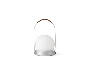 Audo Carrie Lampe Portative Aluminium Brossé /Cuir