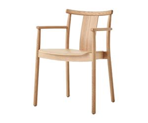 Audo Copenhagen Chaise à accoudoirs Merkur Natural oak