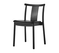 Audo Copenhagen Chaise avec coussin Merkur Black-Dakar 0842 black