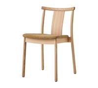 Audo Copenhagen Chaise avec coussin Merkur Oak-Bouclé 06 gold