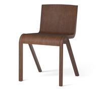 Audo Ready Chaise de Salle à Manger Chêne Teinté Rouge