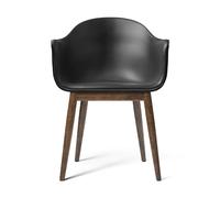 Audo Copenhagen Harbour Dining Chair chaise de salle à manger entièrement rembourrée Aida 0618-chêne teinté foncé
